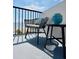Balcony featuring comfortable seating and a table, perfect for enjoying the ocean view at 2860 Ocean Shore Blvd # 5020, Ormond Beach, FL 32176