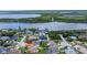 Aerial shot of the house near waterfront areas at 3 Sea Dance Ter, Ormond Beach, FL 32176
