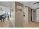 Hallway leading to kitchen and dining area with beautiful waterfront views at 3051 S Atlantic Ave # 1003, Daytona Beach, FL 32118