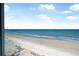 Breathtaking ocean views from the condo window at 3051 S Atlantic Ave # 1003, Daytona Beach, FL 32118