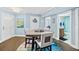 Bright dining area has seating for four and flows to multiple rooms at 3315 S Atlantic Ave # 1605, Daytona Beach Shores, FL 32118