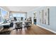Living room offering ocean views with modern furniture and access to bedroom at 3315 S Atlantic Ave # 1605, Daytona Beach Shores, FL 32118