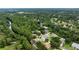 Aerial view of home nestled between a creek and lush greenery at 3428 Saltee Cir, Ormond Beach, FL 32174