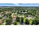 Expansive aerial view of a residential neighborhood featuring lush greenery and a serene pond at 3776 Sweet Grove Ct, Port Orange, FL 32129