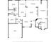 Detailed floor plan of the home layout, showing room dimensions and layout at 3776 Sweet Grove Ct, Port Orange, FL 32129