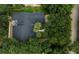Aerial view of home showcasing landscaped yard and neighborhood at 4791 S Peninsula Dr, Ponce Inlet, FL 32127