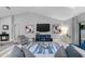Bright living room featuring modern decor and comfortable seating, perfect for relaxation and entertaining at 4791 S Peninsula Dr, Ponce Inlet, FL 32127