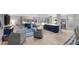 This home has a bright, open-concept living space with a modern kitchen, dining, and living room at 4791 S Peninsula Dr, Ponce Inlet, FL 32127