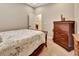 Spare bedroom with neutral walls, wooden dresser, and carpeted floors at 508 Morgan Wood Dr, Deland, FL 32724