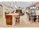 Open-concept kitchen, dining, and living areas with natural light and modern finishes at 508 Morgan Wood Dr, Deland, FL 32724