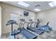 The community gym has treadmills, an elliptical machine, and a stationary bike at 5300 S Atlantic Ave # 12-401, New Smyrna Beach, FL 32169