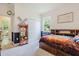 Baseball-themed bedroom with fun decor, with a themed bed and closet, creating an engaging and playful space at 565 Morgan Wood Dr, Deland, FL 32724
