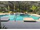 Beautiful in-ground pool and hot tub with the convenience of a screened enclosure at 6211 Oak River Ter, Port Orange, FL 32127