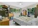 A well-lit bedroom with large windows offering views of the surrounding greenery at 626 Cannon St, Daytona Beach, FL 32114