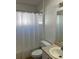 Clean bathroom featuring a shower and a vanity at 1693 Arash Cir, Port Orange, FL 32128