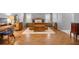 Spacious bedroom featuring wooden furniture, a decorative rug, and a comfortable bed at 202 Yorkville Pl, Debary, FL 32713