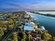 Beautiful coastal community with waterfront homes, docks, and stunning views of the river at 3110 John Anderson Dr, Ormond Beach, FL 32176