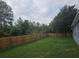 A fully fenced back yard with a large grassy area, perfect for entertaining at 3339 Croton Ave, Deltona, FL 32738
