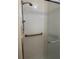Shower with tiled walls and a glass door at 79 Cypress Pond Rd # 79, Port Orange, FL 32128