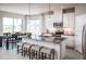 Modern kitchen with stainless steel appliances and island at 2175 Aibonito Cir, Clermont, FL 34711