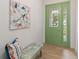 Bright entryway with green door and stylish decor at 1018 Stetson St, Orlando, FL 32804