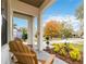 Front porch view of tree and residential street at 1018 Stetson St, Orlando, FL 32804