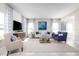 Bright living room with comfy seating, large windows, and stylish decor at 3025 Ruby Falls Dr, Deland, FL 32724
