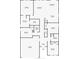 Detailed floorplan showcasing the layout of the home, including bedrooms, bathrooms, and living spaces at 2588 Egret Loop, Kissimmee, FL 34743