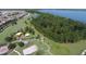 Community park with lake views and playground at 6915 Five Oaks Dr, Harmony, FL 34773