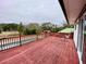 Spacious deck overlooking pool and yard at 13660 Se 80Th Ave, Summerfield, FL 34491