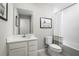 Clean bathroom with single vanity and bathtub at 281 Tahiti Rd, Lady Lake, FL 32159