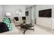 Living room with comfortable seating and stylish decor at 281 Tahiti Rd, Lady Lake, FL 32159