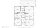Detailed floor plan of the home showing bedrooms, living areas, and kitchen layout at 5030 Alderman Rd, Lakeland, FL 33810