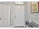 Inviting entryway with a glass-top console table at 152 Travis Ln, Davenport, FL 33837