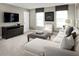 Relaxing Gathering room with sectional sofa and large TV at 7405 Sw 108Th St, Ocala, FL 34476