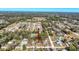 Property location highlighted with an aerial view of the surrounding neighborhood with arrow marking property at 1531 Ne 38Th St, Ocala, FL 34479