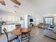Open-concept living space showcasing the dining area, living room, and kitchen at 1531 Ne 38Th St, Ocala, FL 34479