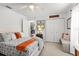 Bright bedroom with an oversized bed, ample closet space, and soft, natural light at 12 Almond Ter, Ocala, FL 34472