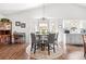 Cozy dining area featuring a round table set with seating for six at 12 Almond Ter, Ocala, FL 34472
