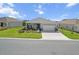 Well-maintained single-story home with tidy front lawn, front porch sitting area, and a two-car garage at 8750 Sw 79Th Loop, Ocala, FL 34481
