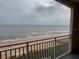 Enjoy the ocean view from the private balcony with beach access at 1425 Ocean Shore Blvd # 402, Ormond Beach, FL 32176