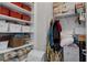 Spacious closet with shelving and hanging space for clothes, linens, and storage bins at 8534 Sw 59Th Lane Rd, Ocala, FL 34481