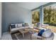 Cozy outdoor patio featuring comfortable seating, ideal for relaxing and enjoying the surroundings at 5228 Luisa Ct, St Cloud, FL 34771