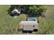 A captivating aerial view of the property, featuring a barn, pool, home and lots of land at 3815 Se 25Th St, Bushnell, FL 33513