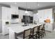 Spacious kitchen with a large island, stainless steel appliances, and ample cabinet space at 11018 Nellie Crossing Cir, Clermont, FL 34711
