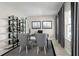Cozy home office with modern decor, ample shelving, and natural light at 3034 Cayey Way, Clermont, FL 34711
