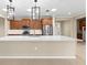 Spacious kitchen with a large center island, stainless steel appliances, and modern lighting at 9262 Sw 102Nd Avenue Rd, Ocala, FL 34481