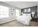 Inviting bedroom features natural light, with comfortable furnishings creating a relaxing and stylish space at 1310 Whispering Ln, Minneola, FL 34715
