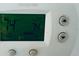 Honeywell thermostat showing both inside and setting temperatures at 74 degrees at 232 Thomas Ave, Frostproof, FL 33843