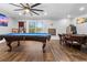 Game room featuring pool table and poker table at 13700 Sw 108Th Ln, Dunnellon, FL 34432